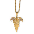 Iced Out Skull Grim Reaper Pendant — Gold