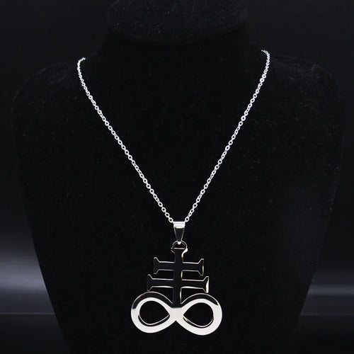 Church of Satan Cross Symbol Pendant — Stainless Steel