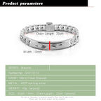 Fashion 925 Sterling Silver Bracelet for Men Male Cool Rock Punk Style Bracelet 100% Solid silver 10 mm 20 cm Bracelet