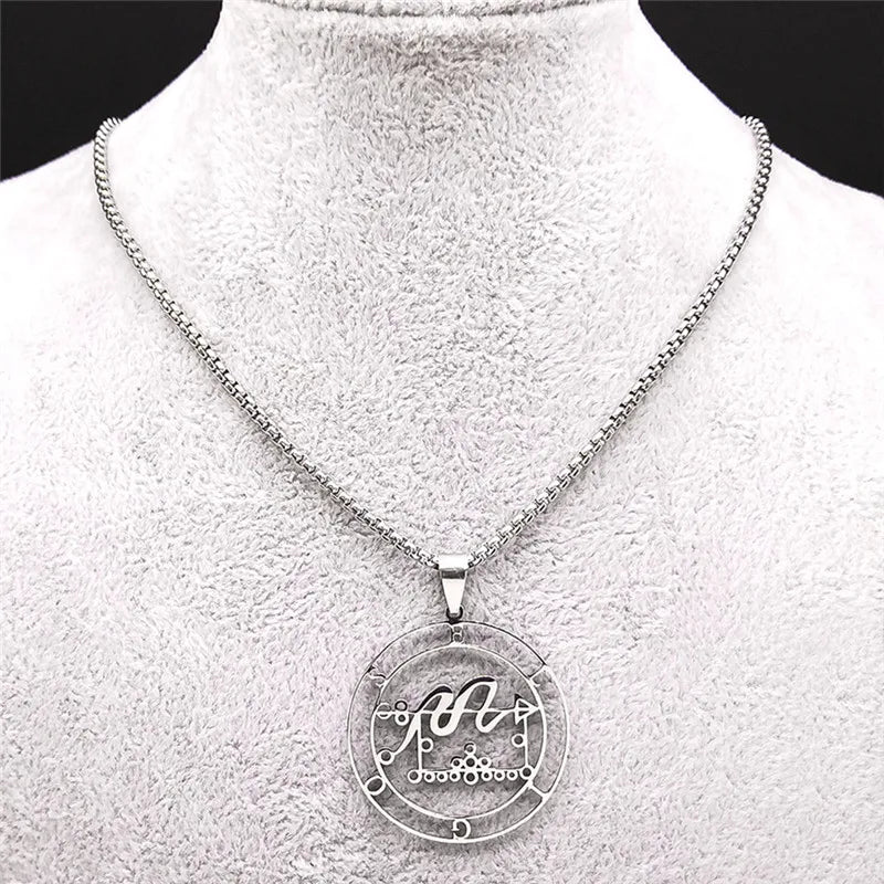 Sigil de Lucifer Eligos Necklace — Stainless