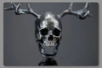 Vintage Skull Stainless Steel Pendant Necklace