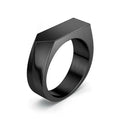 Smooth Signet Ring — Stainless Steel
