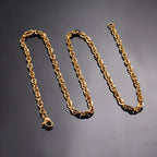 Minimal Stainless Steel Square Chain 3mm