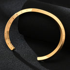 Vnox Retro Nordic Viking Cuff Bangle Bracelets for Men, Stainless Steel Mobius Norse Mythology Runes Amulet Jewelry Dad