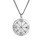 Key of Solomon Pentacle Pendant — Stainless Steel