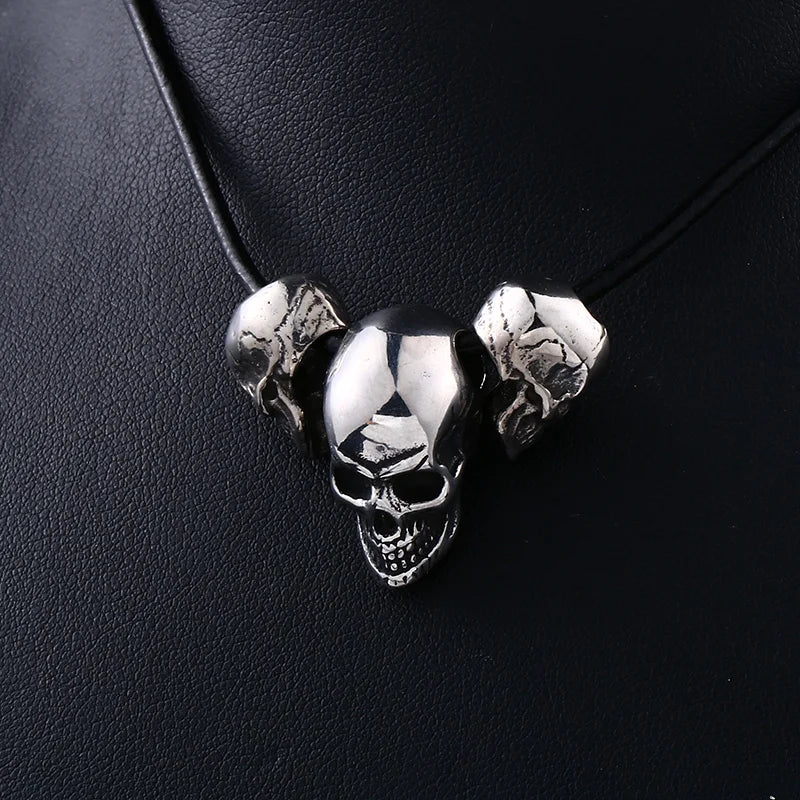Unique Skull Pendant Necklace — Stainless Steel