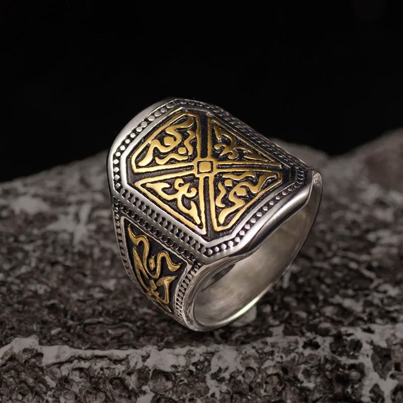 Valily Stainless Steel Men's Ring Fashion Biker Band Rings Jewelry Party gift Jewelry