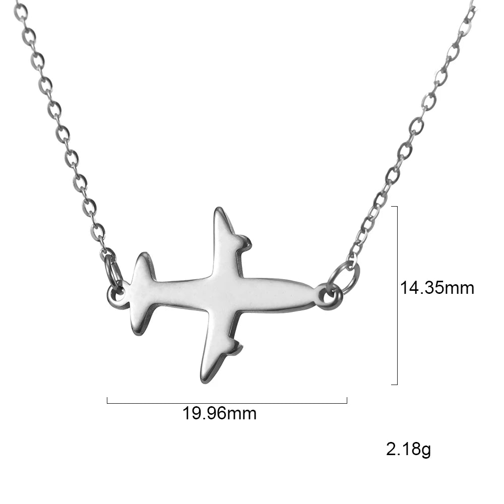 My Shape Lightning Necklaces For Women Tooth Mountain Heart Stainless Steel Necklace Choker Fashion Jewelry Gifts For friend