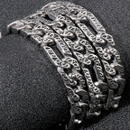 10MM Wide 316L Stainless Steel Chain Necklace For Man Male Chokers Length Adjustable Fashion Men's Viking Jewellery