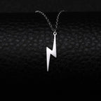 My Shape Lightning Necklaces For Women Tooth Mountain Heart Stainless Steel Necklace Choker Fashion Jewelry Gifts For friend