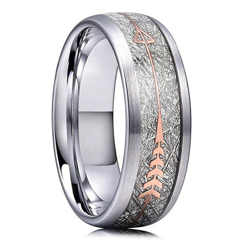 Fashion 8mm Deer Antler Black Titanium Stainles Steel Rings For Men Women Forest Elk Antler Ring Wedding Ring Men Wedding Band