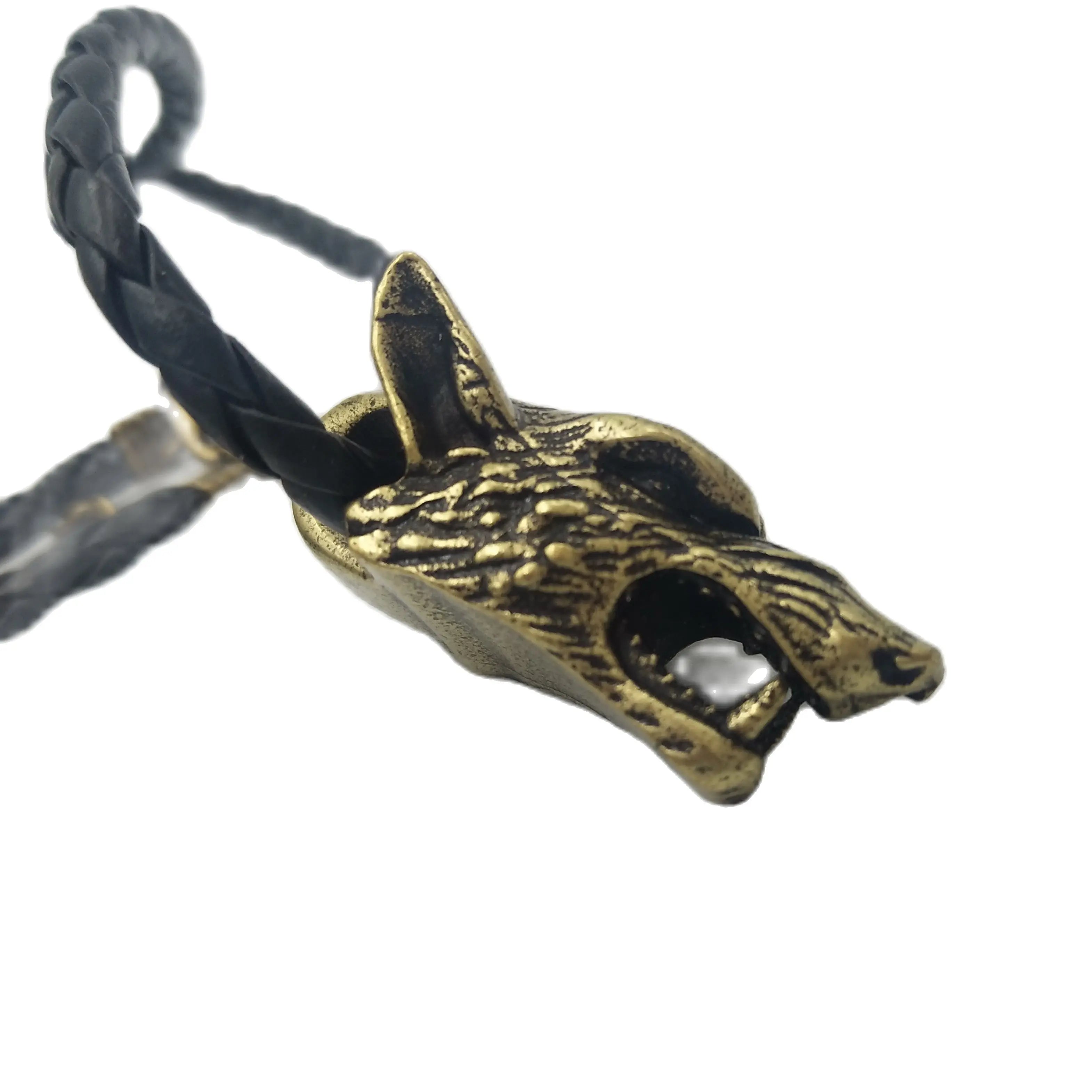 Viking Wolf Head Necklace Pendant Norse Viking Amulet Men Women Original Animal Jewelry