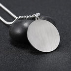 COOLTIME Supernatural Amulet Men Pendant Necklace Stainless Steel Archangel Michael Raphael Uriel Gabrie Angel Talisman