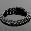 Polished Brushed Matte Black Stainless Steel Bracelet For Men Mannen Armband Jewelry Accessories 12/13/18MM On Hand