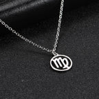 Cazador Zodiac Pendant Necklace for Women 12 Constellation Aries Pisces Gemini Chocher Stainless Steel Jewelry Gold Color Gifts