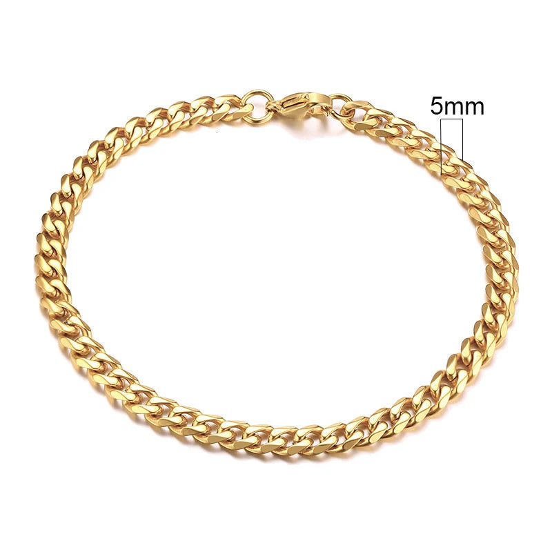 Chunky Curb Chain Bracelet 11mm — Stainless Steel
