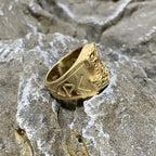 Thor's Hammer Nordic Viking Ring — Stainless Steel