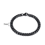 Cuban Curb Chain Bracelet — Stainless Steel