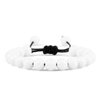 Beads Bracelet Adjustable 8mm Black Onyx Lava Tiger Eye Natural Stone Men Bracelets Healing Yoga Jewelry Gift for Women