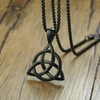 Viking Celtic Triple Knot Pendant — Stainless Steel