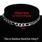 Statement Stainless Steel Pendant Necklace