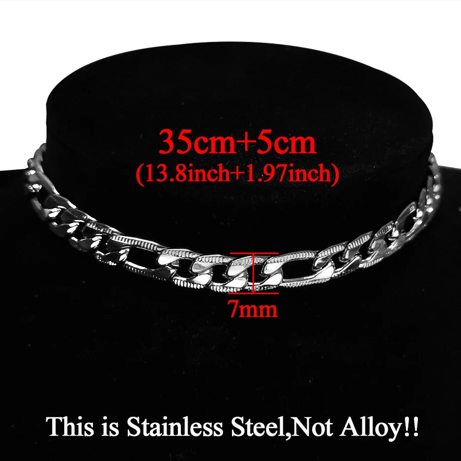 Statement Stainless Steel Pendant Necklace