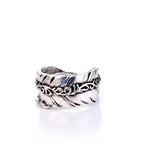 Vintage Feather Open Ring for Men & Women — Adjustable, 24 Styles