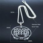 Sigil Lucifer Paimon Pendant Necklace — Stainless Steel