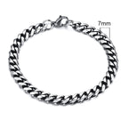 Chunky Curb Chain Bracelet 11mm — Stainless Steel