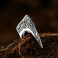 BEIER Stainless steel Thor Hammer Viking Amulet Viking Raven Ring Scandinavian Jewelry man Ring BR8-296