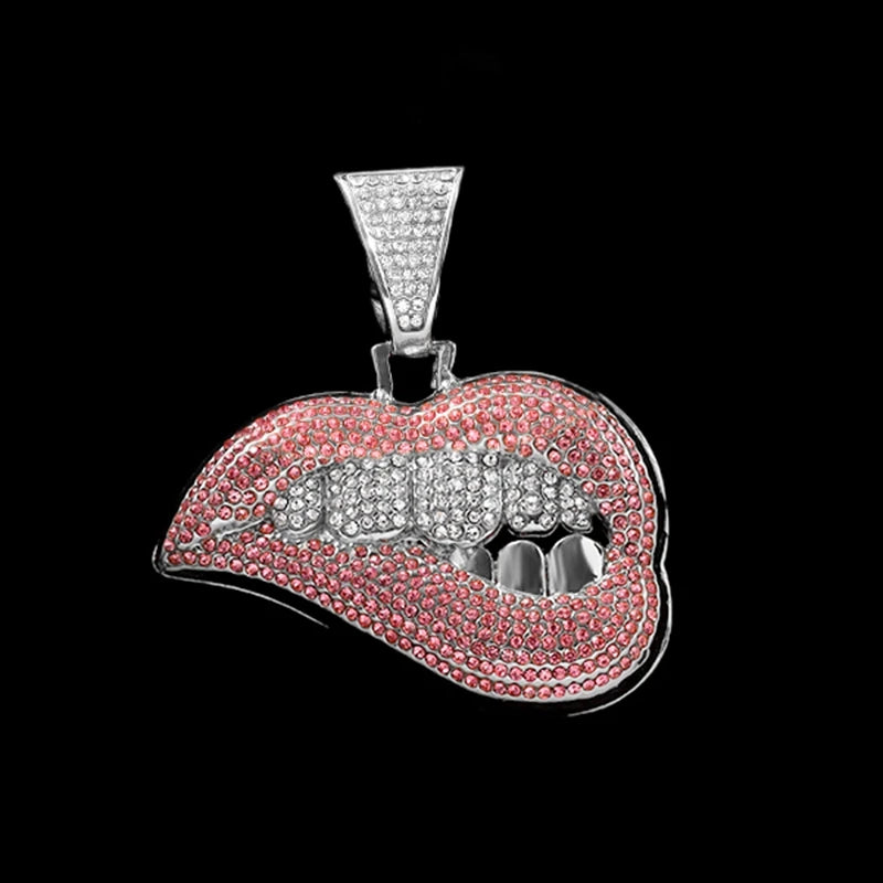 Iced Out Cuban Chain Necklace — Stainless Steel