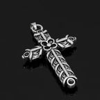 Nordic Viking Cross Amulet Double Sided Necklace — Zinc Alloy