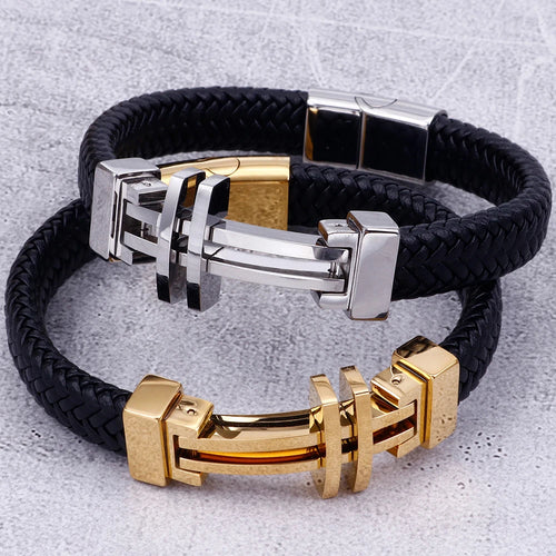 Cross Gold Bracelet 11mm