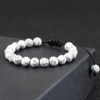 Beads Bracelet Adjustable 8mm Black Onyx Lava Tiger Eye Natural Stone Men Bracelets Healing Yoga Jewelry Gift for Women
