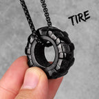 Fitness Gym Bodybuilding Boxing Gloves Stainless Steel Men Necklaces Pendants Chain for Boyfriend Male Jewelry Gift