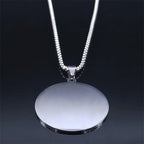Pagan Triquetra Wheel of the Year Necklace — Stainless Steel