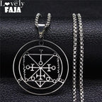 Sigil de Lucifer Ose Necklace — Stainless