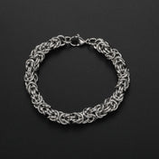 Men's 8mm Link Chain Bracelet — Stainless Steel