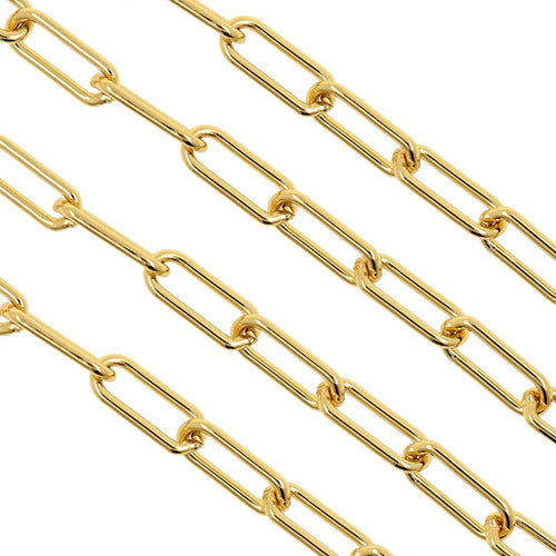 7MM Stainless Steel Rolo Curb Chain Necklace