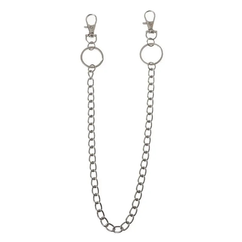 Belt Wallet Pocket Chain Keychain — Stainless Steel