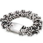 Stainless Steel Bracelet Men 20MM 316L Stainless Steel Men's On Hand Bands Chain Bracelets Male Jewellery Iron Mannen