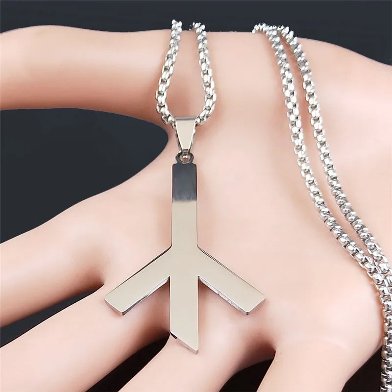 Viking Death Rune Necklace — Stainless