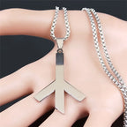 Viking Death Rune Necklace — Stainless