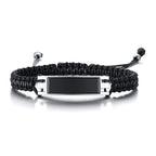 Braided Urn Cremation Bracelet — Stainless Steel