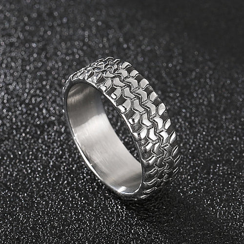 Biker Skull Finger Ring — Stainless Steel