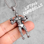 Fitness Gym Bodybuilding Boxing Gloves Stainless Steel Men Necklaces Pendants Chain for Boyfriend Male Jewelry Gift