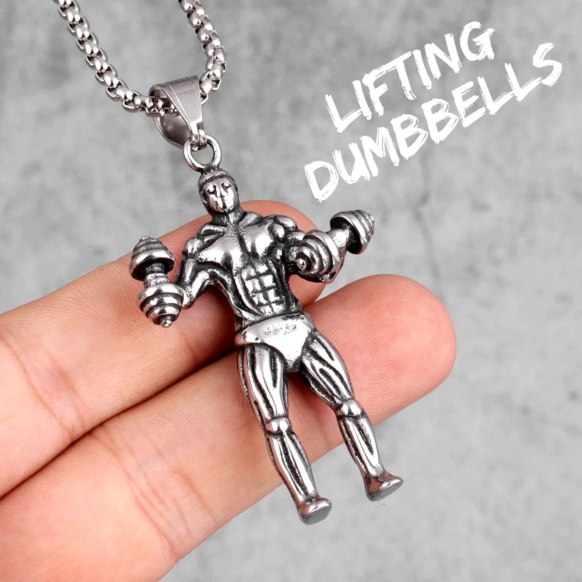 Fitness Gym Bodybuilding Boxing Gloves Stainless Steel Men Necklaces Pendants Chain for Boyfriend Male Jewelry Gift