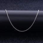 Minimal Side Chain Necklace 1.9mm — Stainless Steel