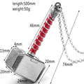 Superhero Thor Necklace Thor's Hammer Mjolnir Pendant Neck Chain Men's Trend Accessories