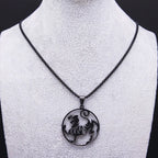 Karate Symbol Pendant Necklace — Stainless Steel